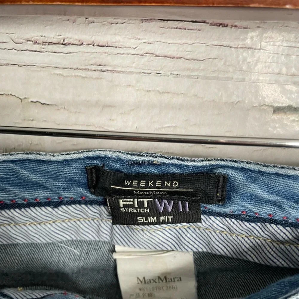 Weekend Maxmara  W11 slim fit size 2 straight leg - Picture 10 of 12